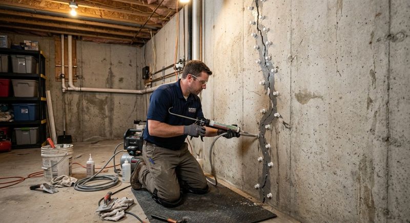 Basement Crack Repair in Port Charlotte, FL