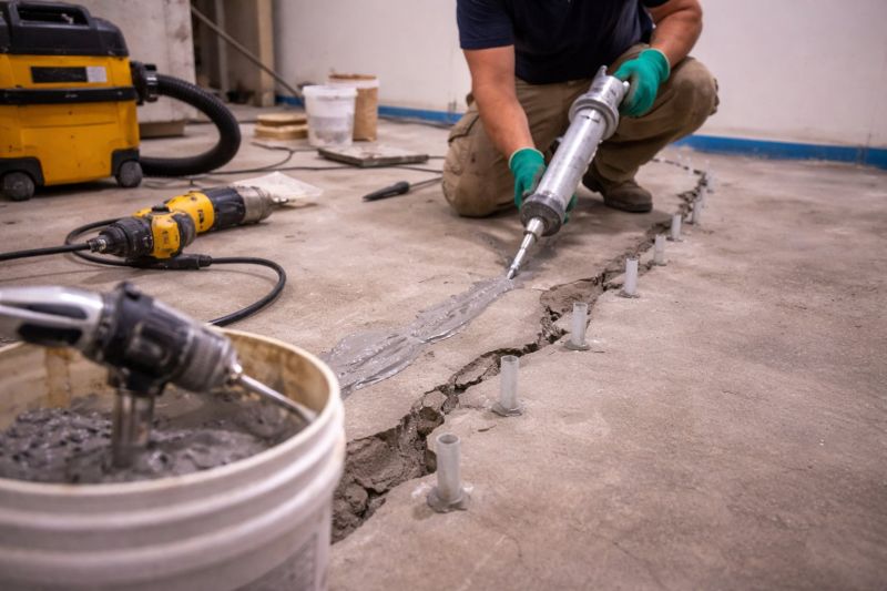 Cracked Basement Floor Repair in Port Charlotte, FL
