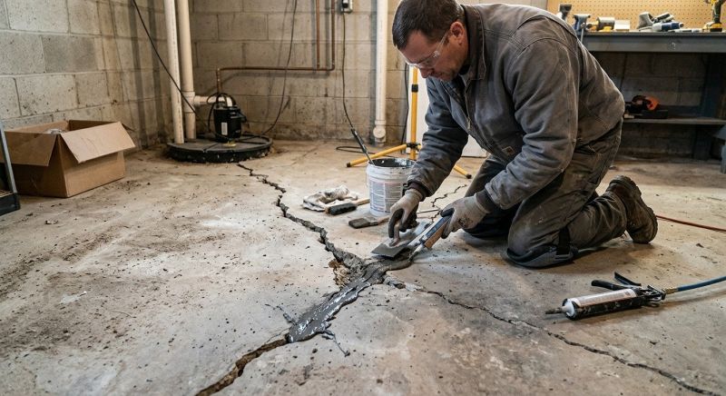 Cracked Basement Floor Repair in Port Charlotte, FL