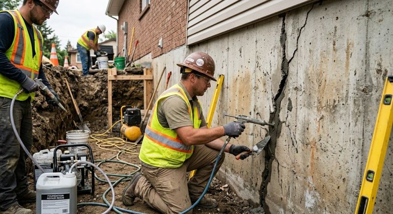 Cracked Foundation Repair in Englewood, FL