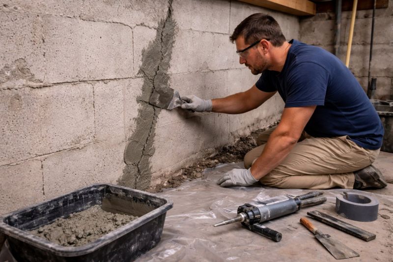 Foundation Crack Repair in Englewood, FL
