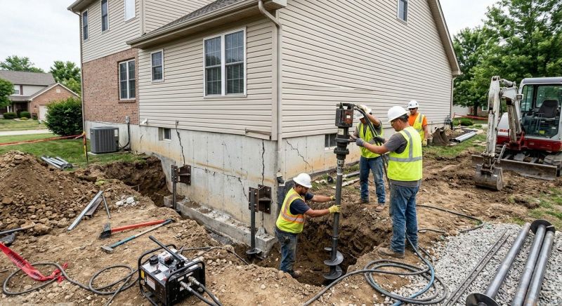 Foundation Settlement Repair in Port Charlotte, FL