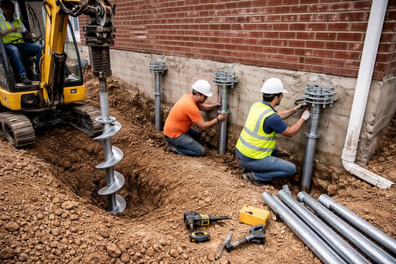 Helical Piers Installation in Port Charlotte, FL