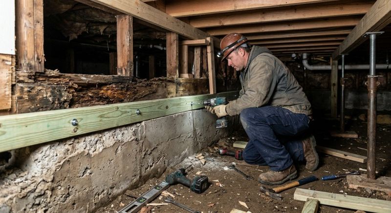 Sinking Foundation Repair in Englewood, FL