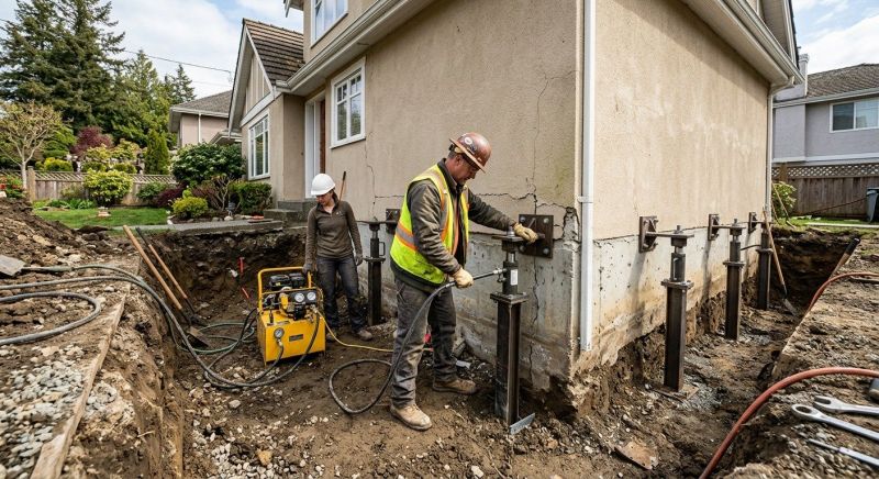Sinking Foundation Repair in North Port, FL